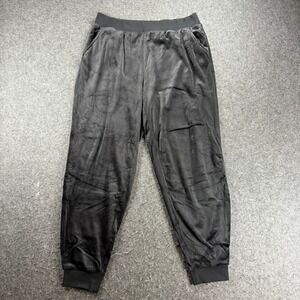 Banana Republic Velour Jogger Pants Women's Size L Loungecore Comfy